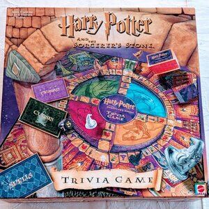 VTG Harry Potter & the Sorcerer’s Stone Trivia Game Mattel 2000 New Open Box